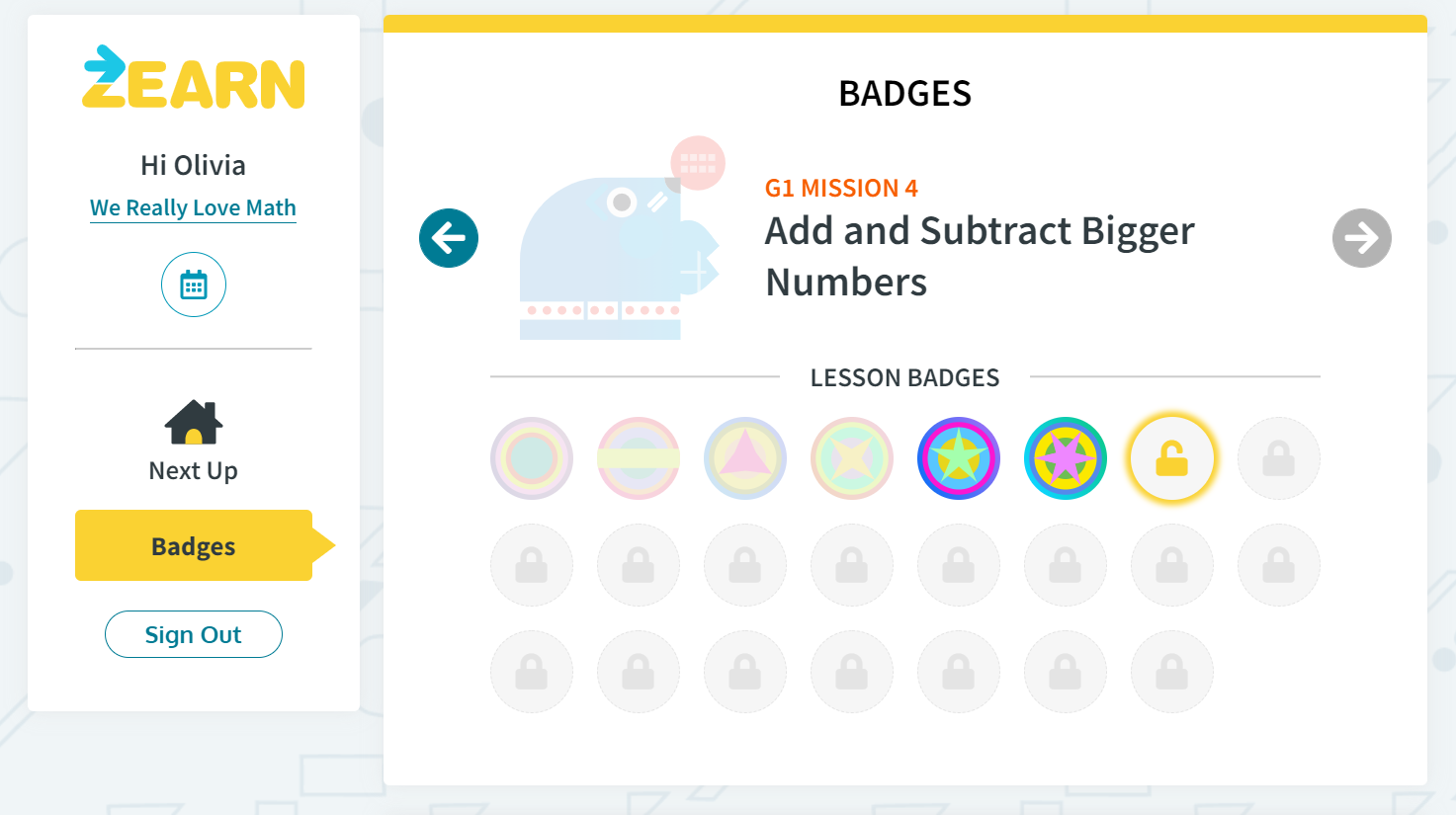 Locked student lessons – Zearn