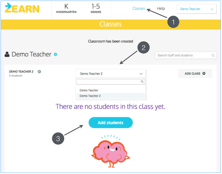 Add Students Zearn Support